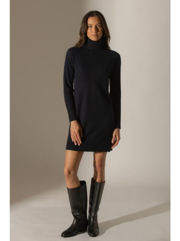 Perfect Cashmere Kaschmir-Strickkleid "Amanda" in Dunkelblau