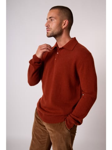 Perfect Cashmere Kasjmieren trui "Spencer" roestrood