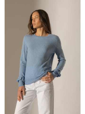 Perfect Cashmere Kaschmir-Pullover "Luing" in Hellblau