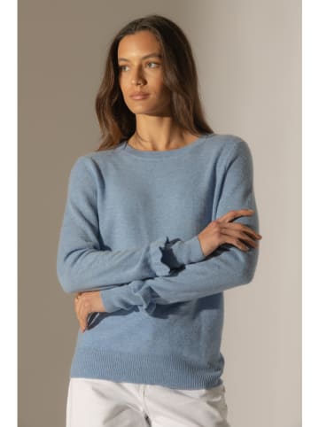 Perfect Cashmere Kaszmirowy sweter "Luing" w kolorze błękitnym