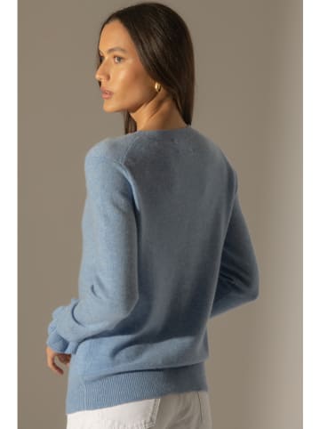 Perfect Cashmere Kaszmirowy sweter "Luing" w kolorze błękitnym