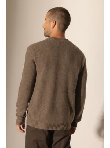 Perfect Cashmere Kaszmirowy sweter "Aidan" w kolorze jasnobrązowym