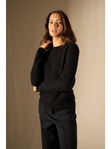 Perfect Cashmere Kaschmir-Pullover "Corva" in Schwarz
