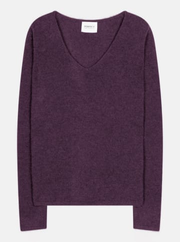 Perfect Cashmere Kasjmieren trui "Shannon" paars