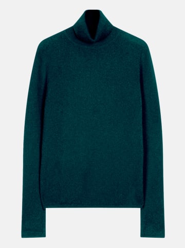 Perfect Cashmere Kaschmir-Rollkragenpullover "Ashley" in Blau