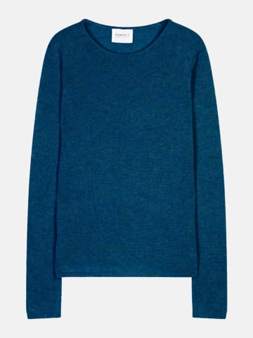 Perfect Cashmere Kaschmir-Pullover "Marya" in Blau