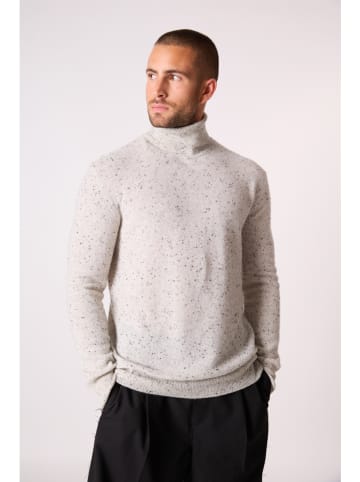 Perfect Cashmere Kaschmir-Rollkragenpullover "Trevor" in Hellgrau