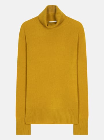 Perfect Cashmere Kaschmir-Rollkragenpullover "Tracy" in Senf