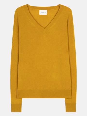 Perfect Cashmere Kaschmir-Pullover "Kalie" in Senf