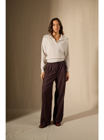 Perfect Cashmere Kasjmieren trui "Crimson" crème