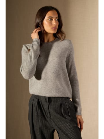 Perfect Cashmere Kasjmieren trui "Devezas" lichtgrijs