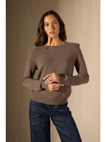 Perfect Cashmere Kaszmirowy sweter "Devezas" w kolorze brązowym