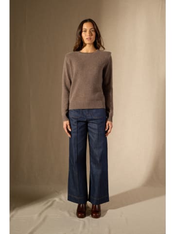 Perfect Cashmere Kaszmirowy sweter "Devezas" w kolorze brązowym