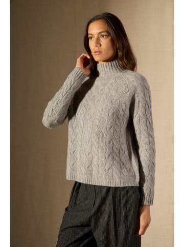 Perfect Cashmere Kasjmieren trui "Mairead" lichtgrijs