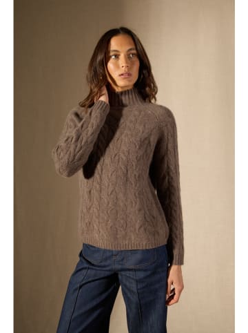 Perfect Cashmere Kaszmirowy sweter "Mairead" w kolorze brązowym