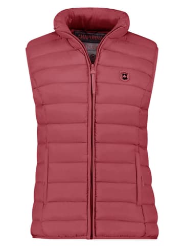 ANAPURNA Doorgestikte bodywarmer "Vakitalana" bordeaux