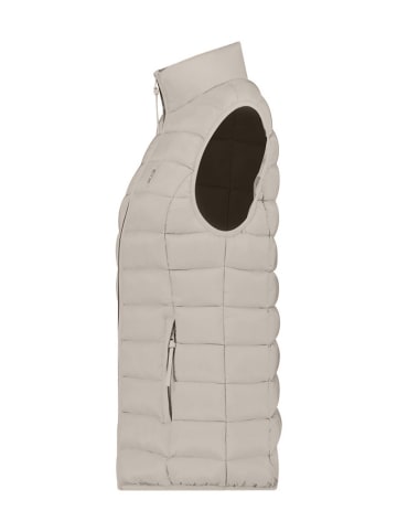 ANAPURNA Doorgestikte bodywarmer "Vakitalana" lichtgrijs