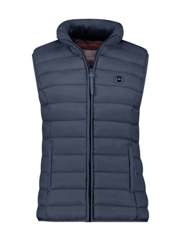 ANAPURNA Doorgestikte bodywarmer "Vakitalana" donkerblauw