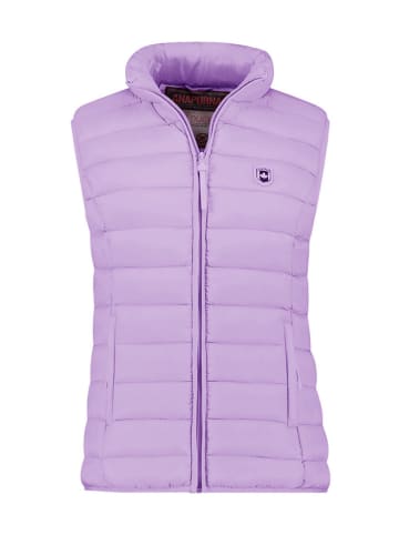ANAPURNA Doorgestikte bodywarmer "Vakitalana" paars