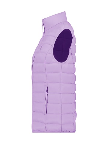 ANAPURNA Doorgestikte bodywarmer "Vakitalana" paars