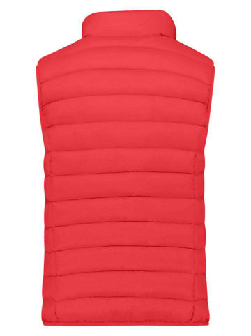 ANAPURNA Doorgestikte bodywarmer "Vakitalana" rood