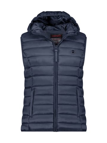 ANAPURNA Doorgestikte bodywarmer "Vakitalana" donkerblauw