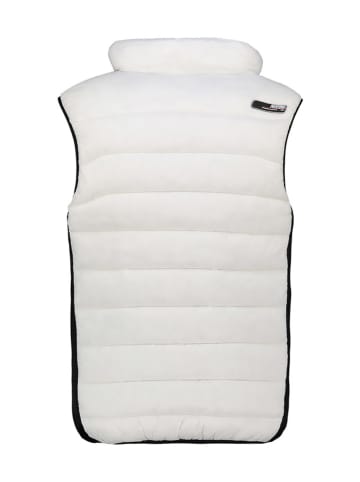 ANAPURNA Doorgestikte bodywarmer "Vikashana" wit/zwart