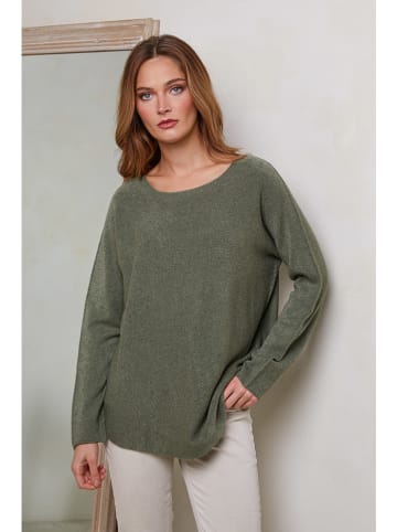 Joséfine Sweter w kolorze khaki
