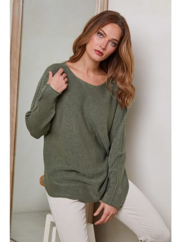 Joséfine Sweter w kolorze khaki
