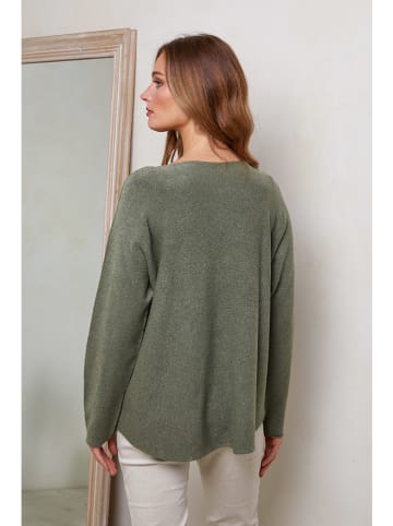Joséfine Sweter w kolorze khaki