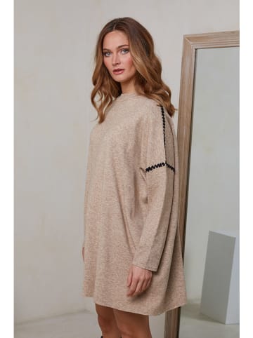 Joséfine Gebreide jurk beige