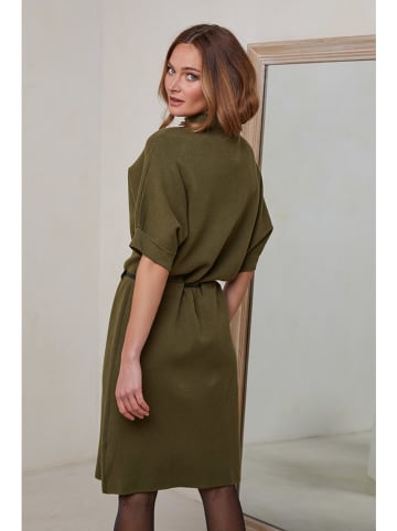 Joséfine Strickkleid in Khaki