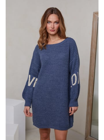 Joséfine Strickkleid in Dunkelblau