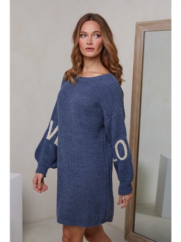 Joséfine Strickkleid in Dunkelblau