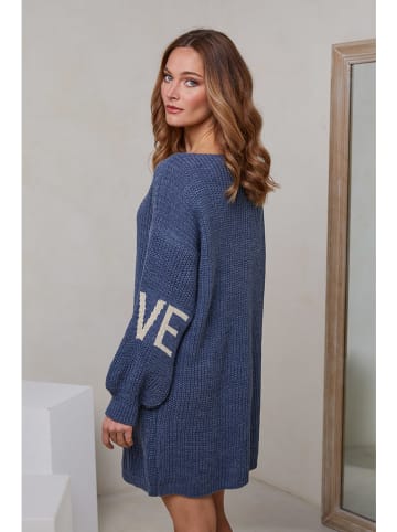 Joséfine Strickkleid in Dunkelblau