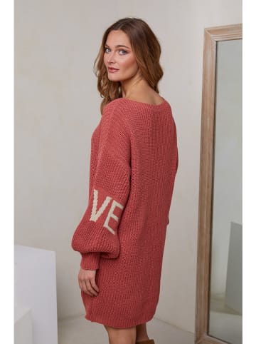 Joséfine Strickkleid in Rot