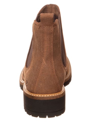 Ecco Leder-Chelsea-Boots "Elaina" in Braun