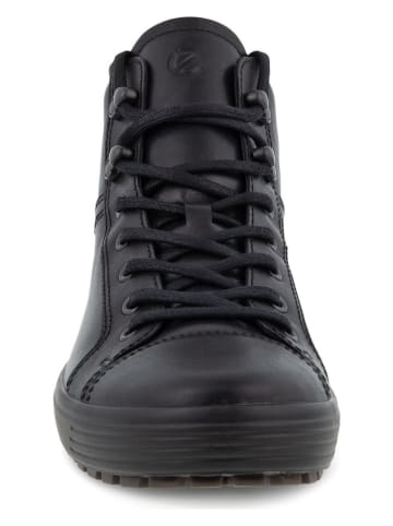 Ecco Skórzane sneakersy "Soft 7 Tred II" w kolorze czarnym