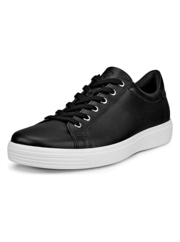 Ecco Leder-Sneakers "Soft Classic" in Schwarz