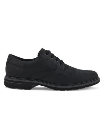 Ecco Leren veterschoenen "Turn II" zwart