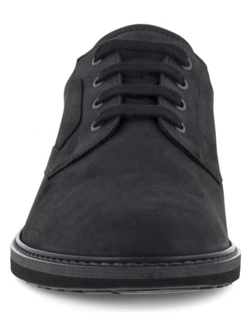 Ecco Leren veterschoenen "Turn II" zwart