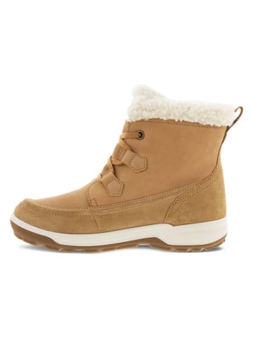 Ecco Leren winterboots "Trace Lite" lichtbruin