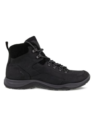 Ecco Leren wandelboots "Espinho" zwart