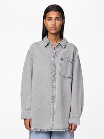 Pieces Blouse grijs
