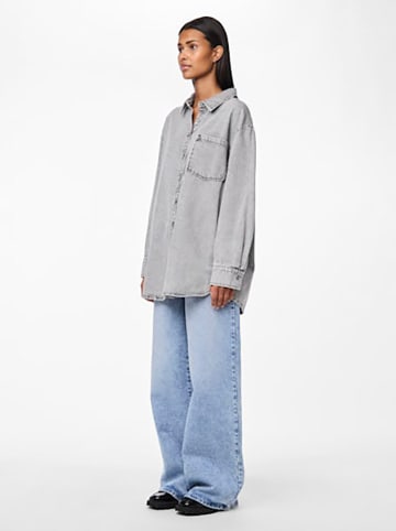 Pieces Blouse grijs