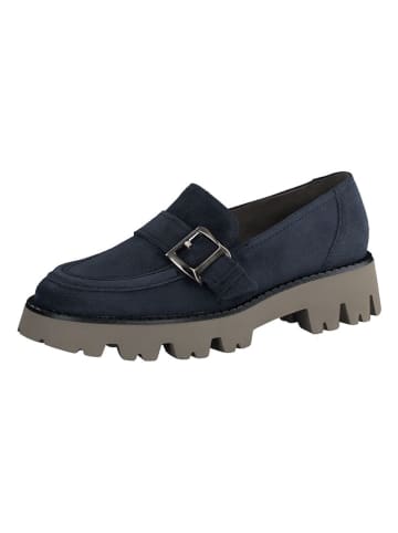 Paul Green Leder-Mokassins in Blau