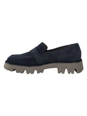 Paul Green Leder-Mokassins in Blau
