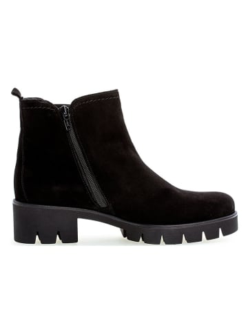 Gabor Leder-Boots in Schwarz