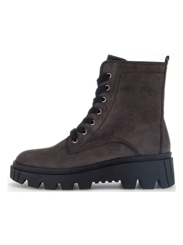 Gabor Leder-Boots in Anthrazit