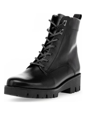 Gabor Leder-Boots in Schwarz